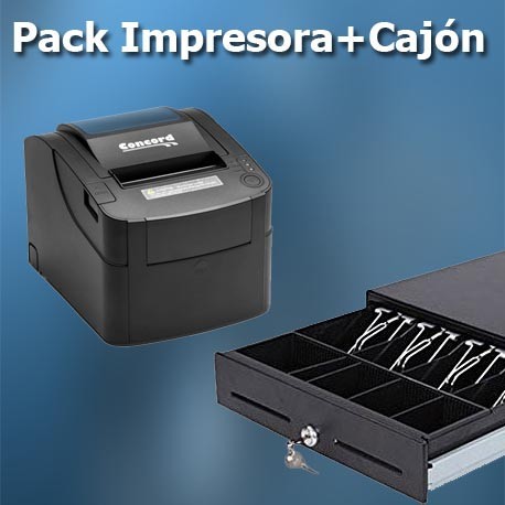Impresora de tickets gpu80300II y cajonera